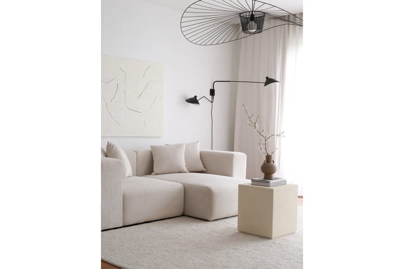 Yolo Hjørnesofa 2-pers - Hvid - Møbler - Sofaer - Hjørnesofa - Hjørnesofa med chaiselong