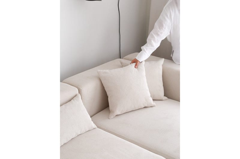 Yolo Hjørnesofa 4-pers - Hvid - Møbler - Sofaer - Hjørnesofa - Hjørnesofa med chaiselong