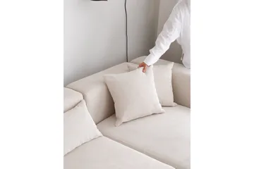 Yolo Hjørnesofa 4-pers - Hvid - Møbler - Sofaer - Sofa med chaiselong - 4 personers sofa med chaiselong