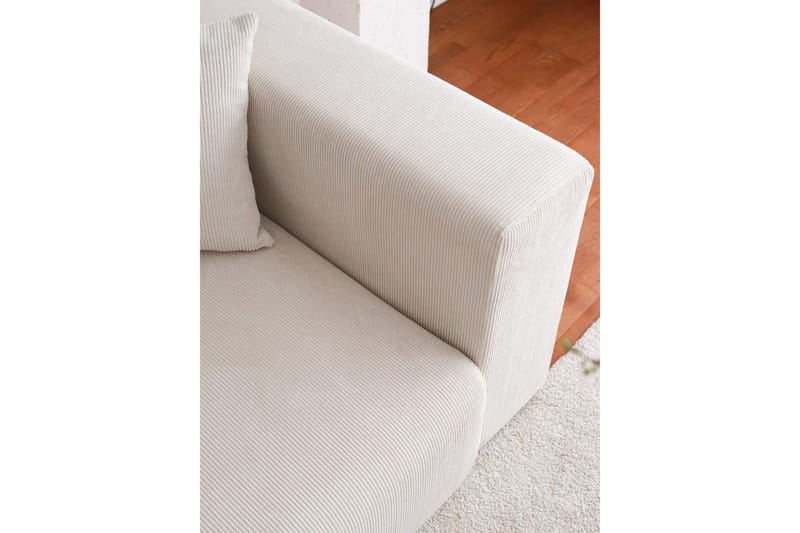 Yolo Hjørnesofa 4-pers - Hvid - Møbler - Sofaer - Hjørnesofa - Hjørnesofa med chaiselong