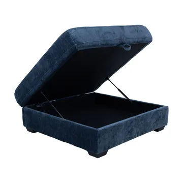 Hjørnesofa/ottoman Denvi - mørkeblå - Møbler - Sofaer - Hjørnesofa