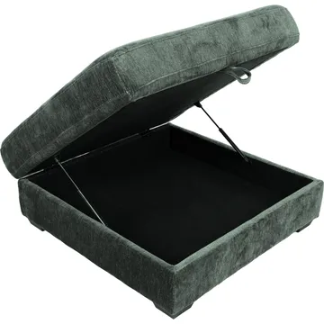Hjørnesofa/ottoman Denvi - mintgrøn - Møbler - Sofaer - Hjørnesofa