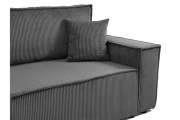 Hobson Sovesofa 3-personers i Plys - Hvid - Møbler - Sofaer - Sovesofaer
