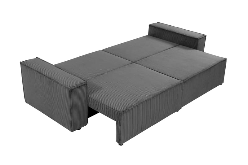 Hobson Sovesofa 3-personers i Plys - Brun - Møbler - Sofaer - Sovesofaer