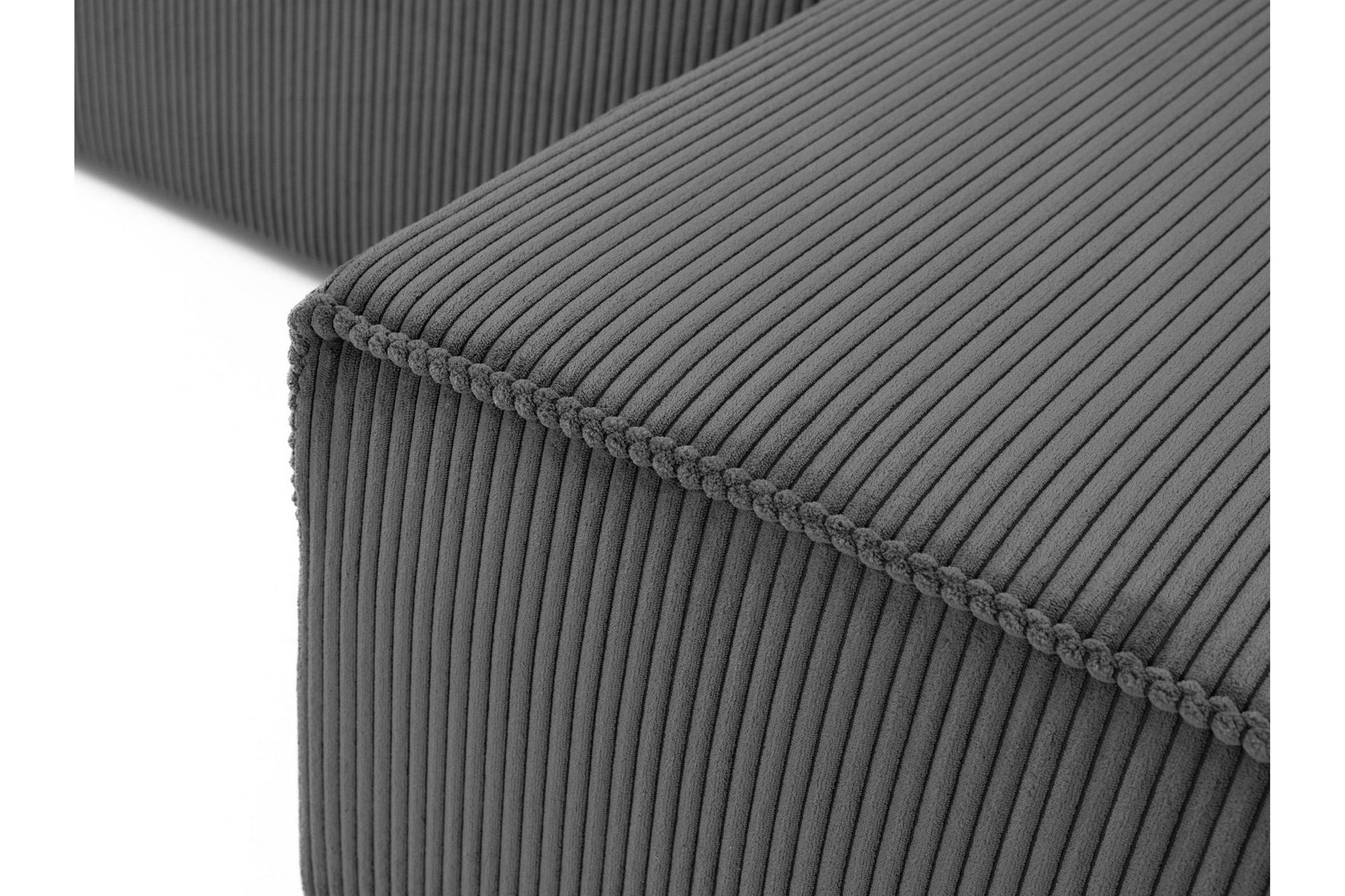Hobson Sovesofa 3-personers i Plys - Grå - Møbler - Sofaer - Sovesofaer