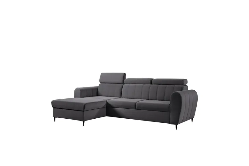Hoffman Sofa med Divan 3-seter - Grå - Møbler - Sofaer - Sofa med chaiselong
