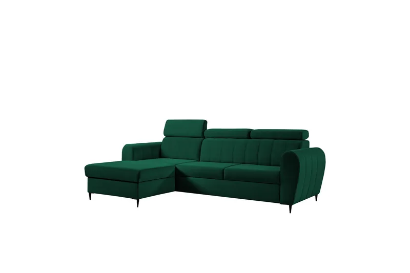 Hoffman Sofa med Divan 3-seter, Grøn