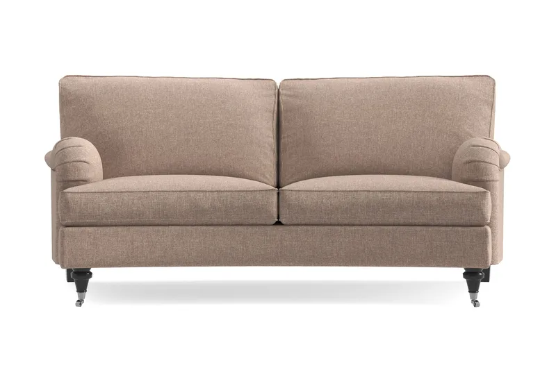 Howard Classic 2-personers Svunget Stofsofa - Mørkebege - Møbler - Sofaer - Howard sofa