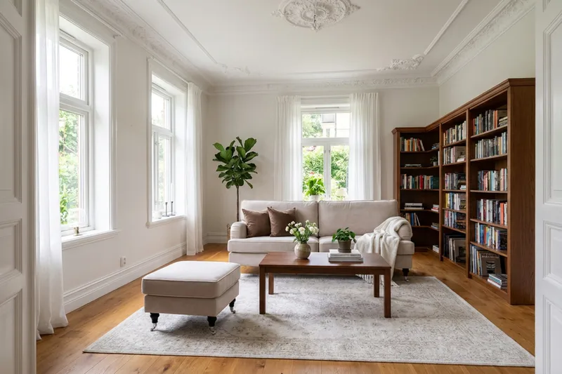 Howard Classic sofagruppe 3-personers sofa og fodskammel i fløjl - Beige - Møbler - Sofaer - Sofagrupper - Howard sofagruppe