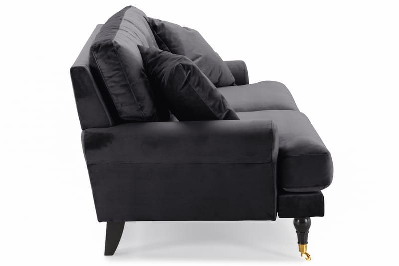 Andrew 2-personers Fløjlssofa - Mørkegrå - Møbler - Sofaer - Howard sofa