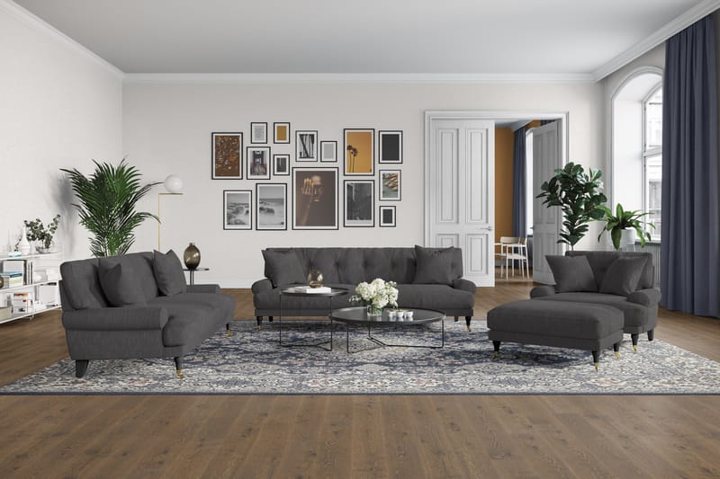 Andrew 2-personers Stofsofa - Mørkegrå - Møbler - Sofaer - Howard sofa