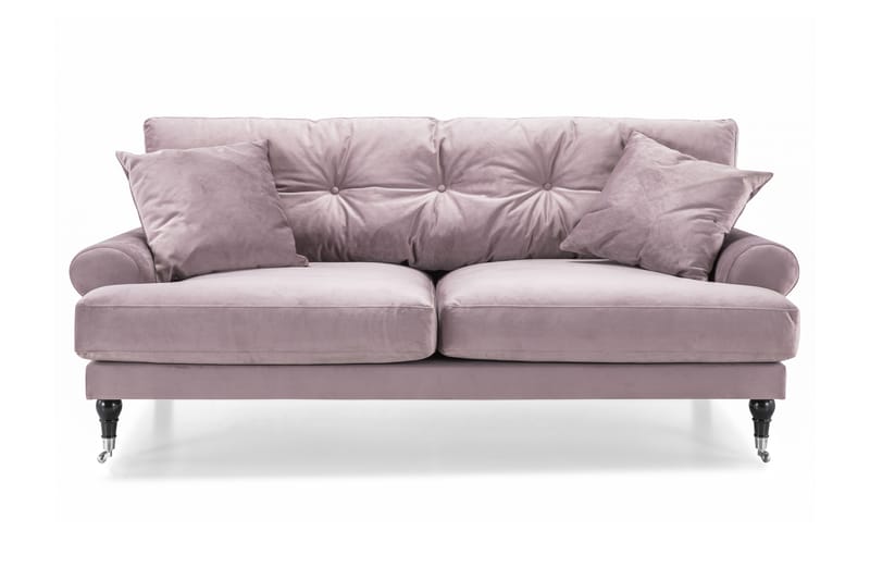Andrew 2-personers Fløjlssofa - Lilla - Møbler - Sofaer - Howard sofa