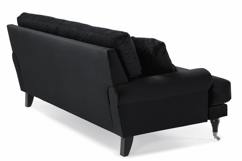 Andrew 2-personers Fløjlssofa - Sort - Møbler - Sofaer - 2 personers sofa
