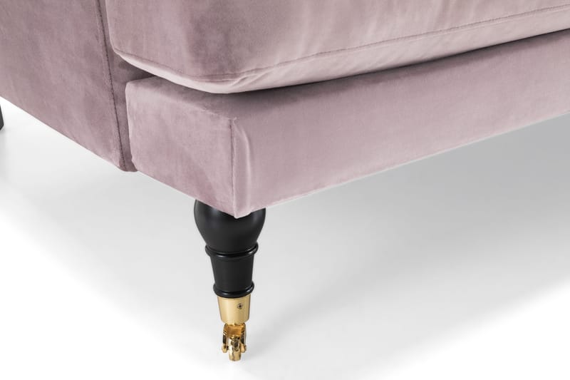 Andrew 2-personers Fløjlssofa - Lilla - Møbler - Sofaer - 2 personers sofa