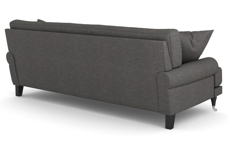 Andrew 2-pers Sofa - Mørkegrå/Krom - Howard sofa - 2 personers sofa