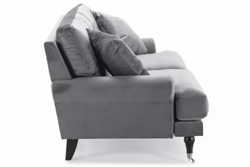 Andrew 2-personers Fløjlssofa - Lysegrå - Møbler - Sofaer - Howard sofa