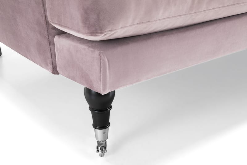 Andrew 2-personers Fløjlssofa - Lilla - Møbler - Sofaer - 2 personers sofa