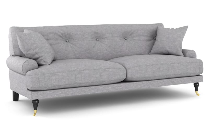 Andrew 2-pers Sofa - Lysegrå/Messing - Howard sofa - 2 personers sofa