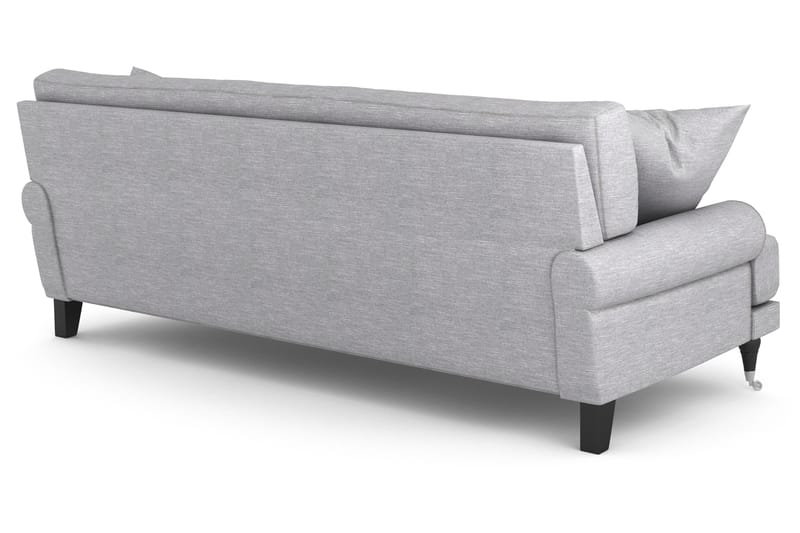 Andrew 2-pers Sofa - Lysegrå/Krom - Howard sofa - 2 personers sofa