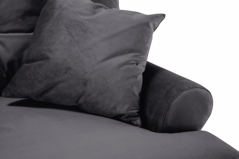 Andrew 2-personers Fløjlssofa - Mørkegrå - Møbler - Sofaer - 2 personers sofa