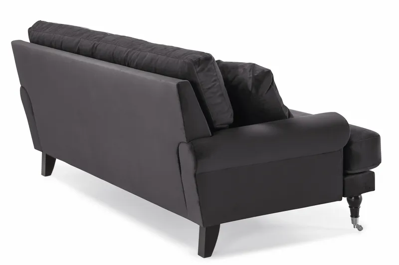 Andrew 2-personers Fløjlssofa - Mørkegrå - Møbler - Sofaer - 2 personers sofa