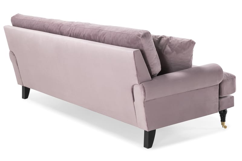 Andrew 3-personers Fløjlssofa - Lilla - Møbler - Sofaer - Howard sofa