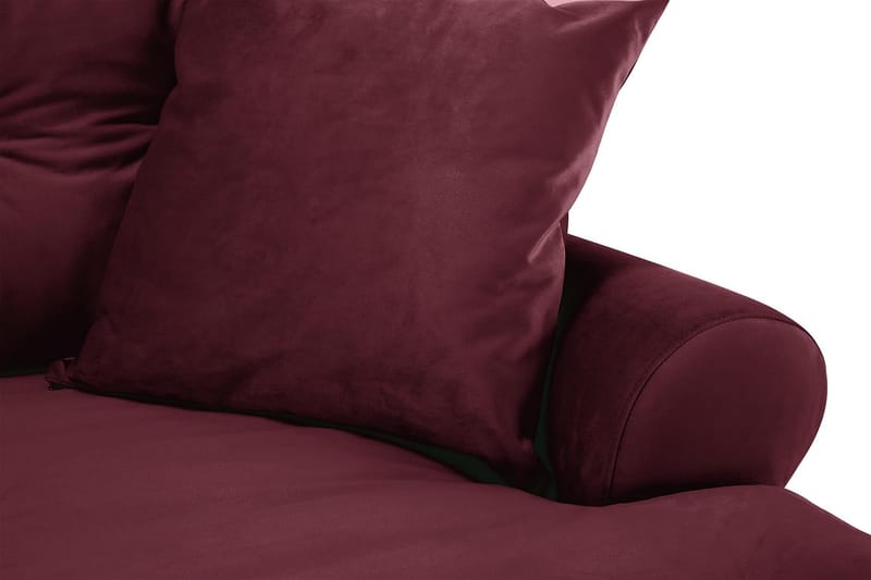 Andrew 3-personers Fløjlssofa - Lilla - Møbler - Sofaer - Howard sofa