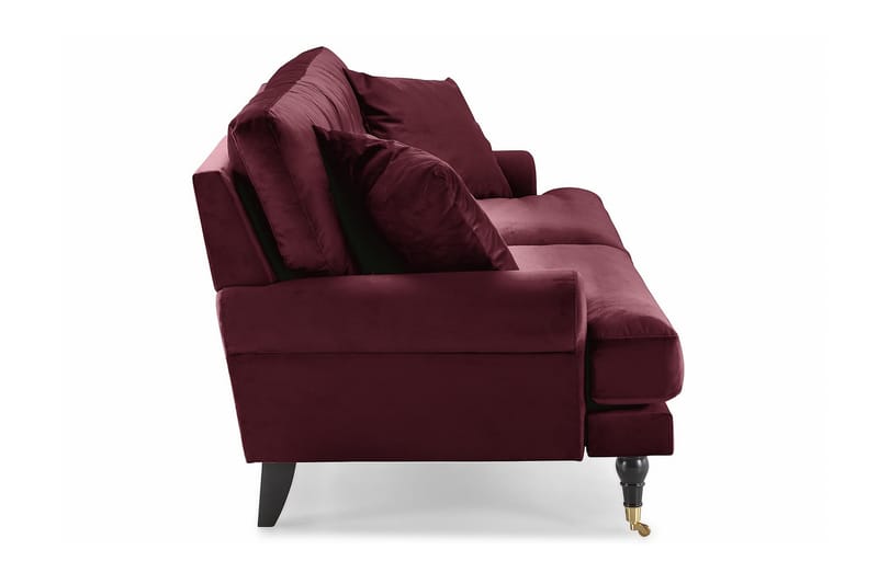 Andrew 3-personers Fløjlssofa - Lilla - Møbler - Sofaer - Howard sofa