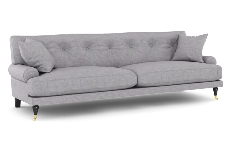 Andrew 3-personers Stofsofa - Grå - Møbler - Sofaer - 3 personers sofa