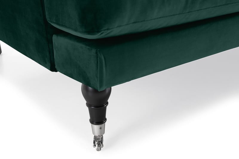 Andrew 3-personers Fløjlssofa - Grøn - Møbler - Sofaer - Howard sofa