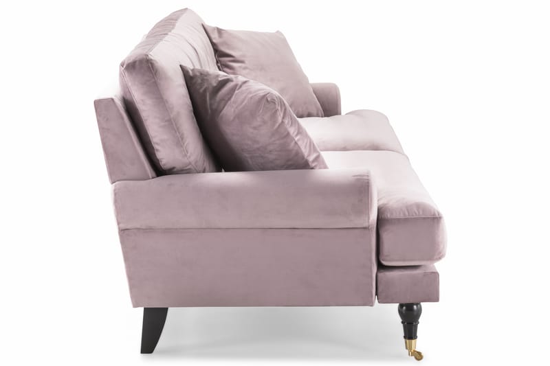 Andrew 3-personers Fløjlssofa - Lilla - Møbler - Sofaer - Howard sofa