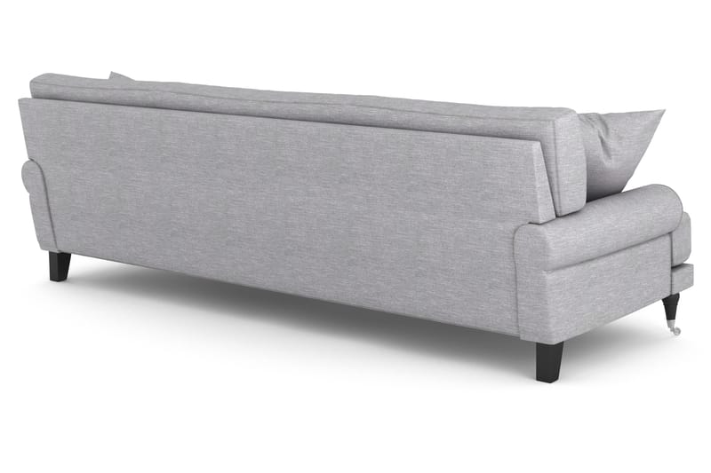 Andrew 3-pers Sofa - Lysegrå/Krom - Howard sofa - 3 personers sofa