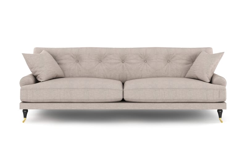 Andrew 3-personers Stofsofa, Beige