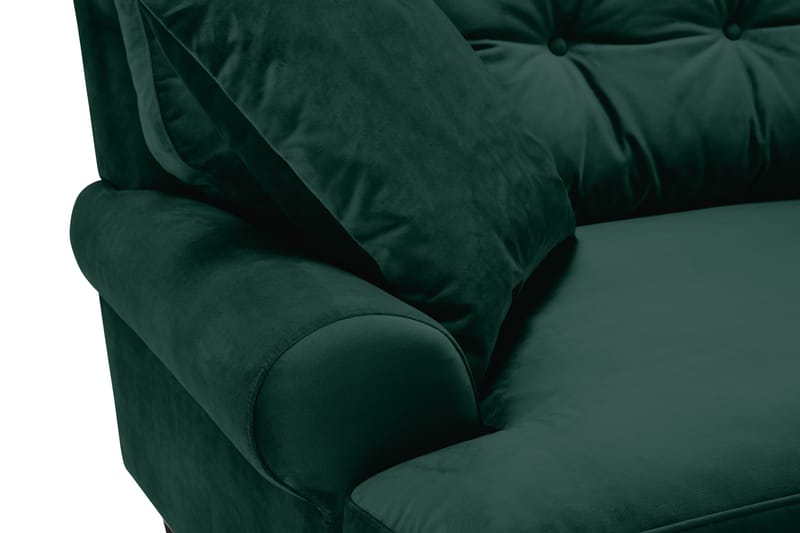 Andrew 3-personers Fløjlssofa - Grøn - Møbler - Sofaer - Howard sofa