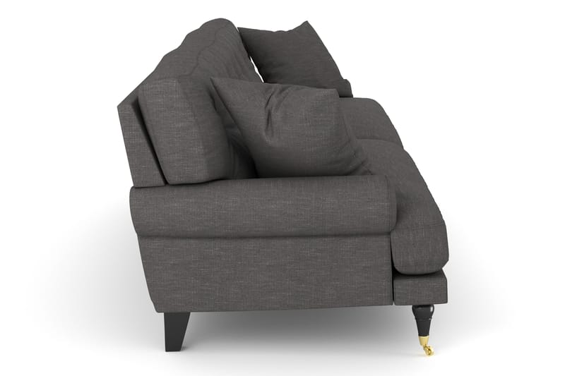Andrew 3-personers Stofsofa - Mørkegrå - Møbler - Sofaer - 3 personers sofa