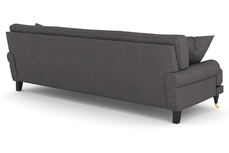 Andrew 3-pers Sofa - Mørkegrå/Messing - Howard sofa - 3 personers sofa