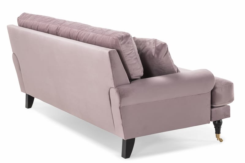 Andrew Veloursofa 2-pers - Lilla/Messing - Howard sofa - Velour sofaer - 2 personers sofa