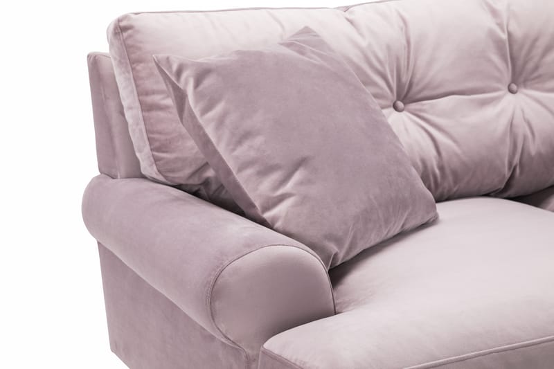 Andrew Veloursofa 2-pers - Lilla/Messing - Howard sofa - Velour sofaer - 2 personers sofa