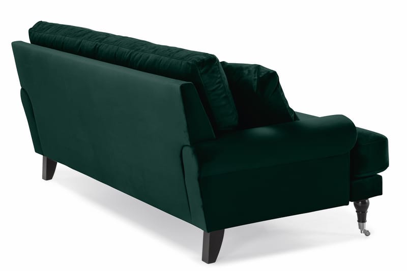 Andrew Veloursofa 2-pers - Mørkegrøn/Krom - Møbler - Sofaer - Howard sofa