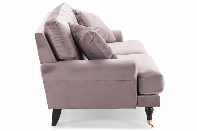 Andrew Veloursofa 2-pers - Lilla/Messing - Howard sofa - Velour sofaer - 2 personers sofa