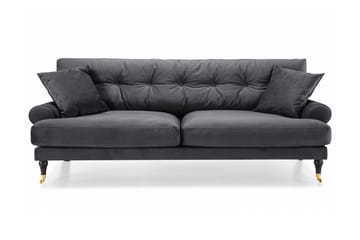 Andrew Veloursofa 3-pers