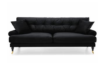 Andrew Veloursofa 3-pers