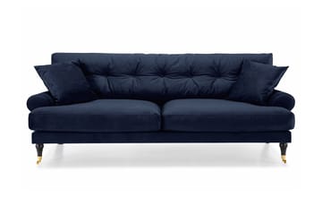 Andrew Veloursofa 3-pers