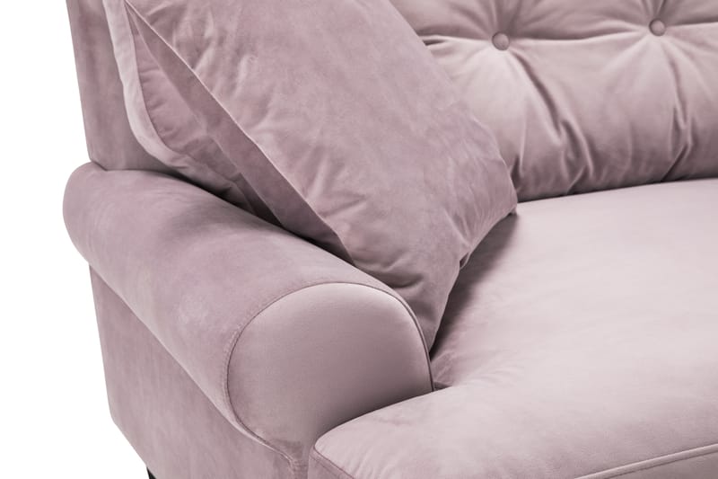 Andrew Veloursofa 3-pers - Lilla/Messing - Howard sofa - Velour sofaer - 3 personers sofa