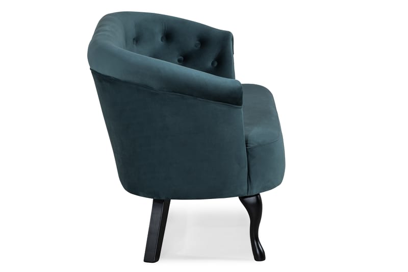 Dahlia Siss Sofa - Blågrøn Velour - Møbler - Sofaer - Howard sofa