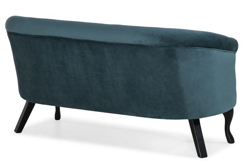 Dahlia Siss Sofa - Blågrøn Velour - Møbler - Sofaer - Howard sofa