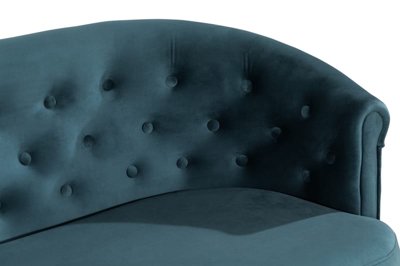 Dahlia Siss Sofa - Blågrøn Velour - Møbler - Sofaer - Howard sofa