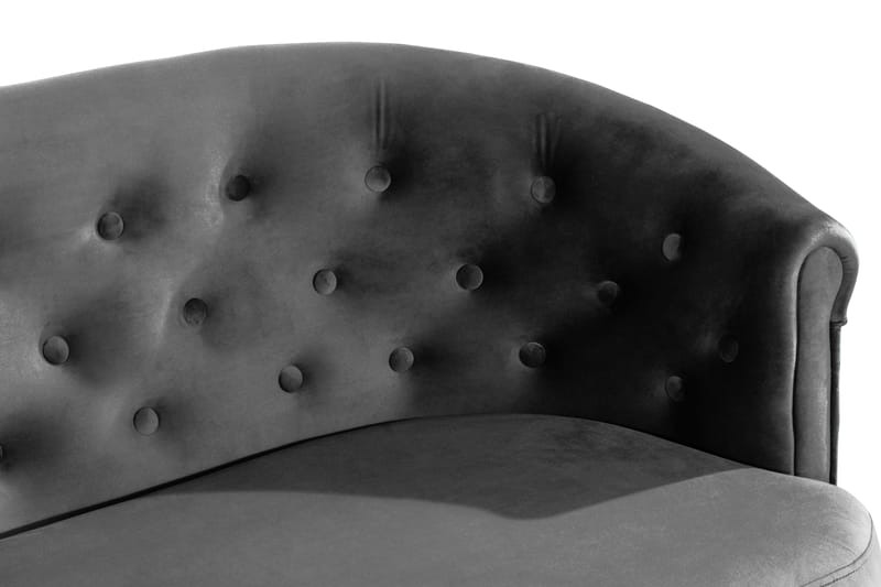 Dahlia Siss Sofa Velour - Mørkegrå - Møbler - Sofaer - Howard sofa