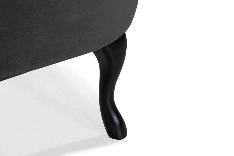 Dahlia Siss Sofa Velour - Sort - Møbler - Sofaer - Howard sofa