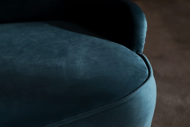 Dahlia Sofa - Blågrøn Velour - Howard sofa - Velour sofaer - 2 personers sofa